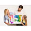 Wall Mounted cork board with print decorative wall message pin boards for office bulletin board ideas Rainbow in water