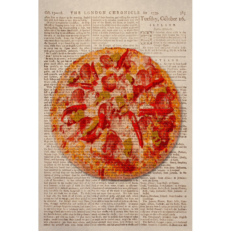 « épicée pizza », reproduction d’art sur toile, H 18 po x l 12 po x P 1,5 po