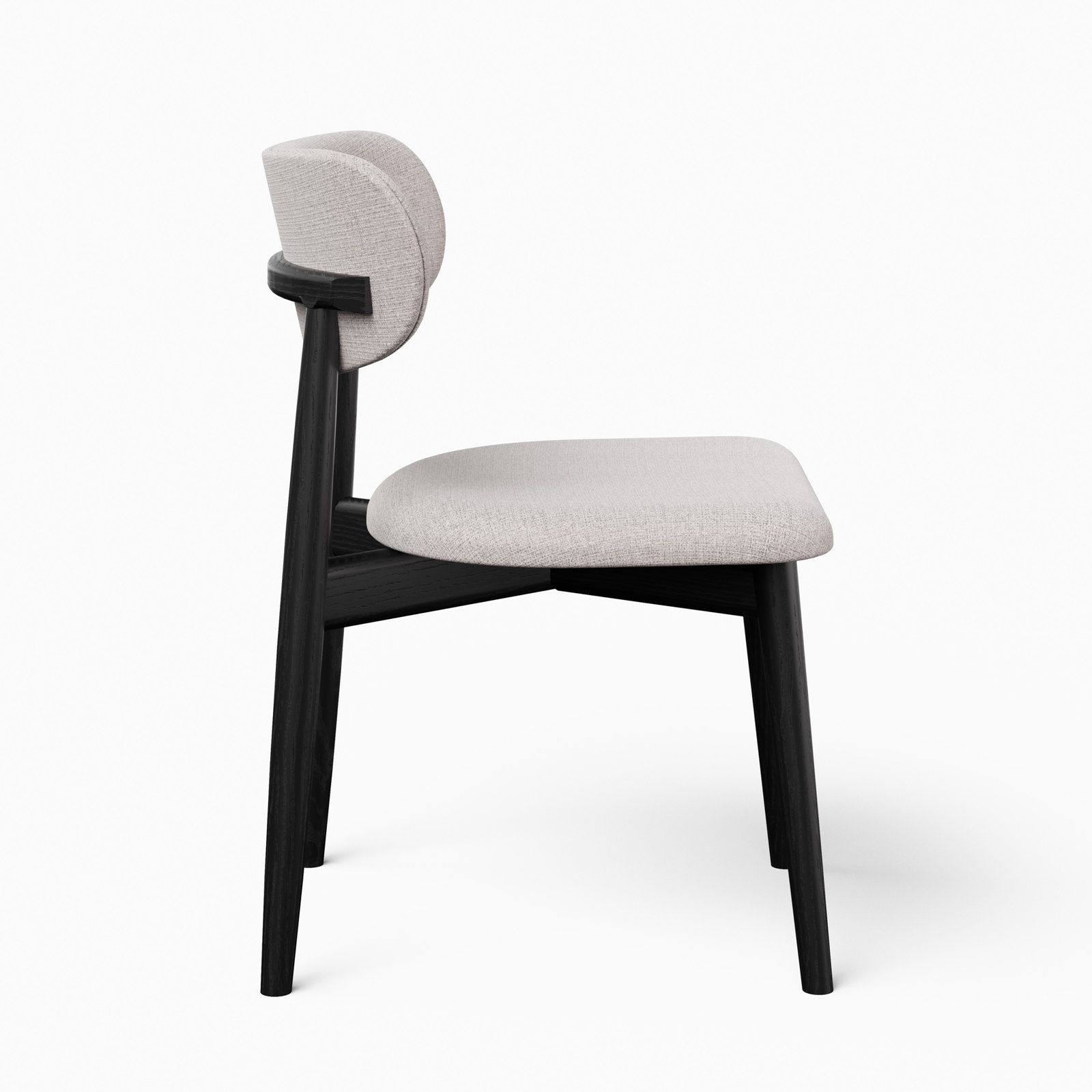 Ena Dining Chair, Black