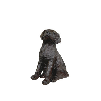 Dog Labrador Metal Garden Statue