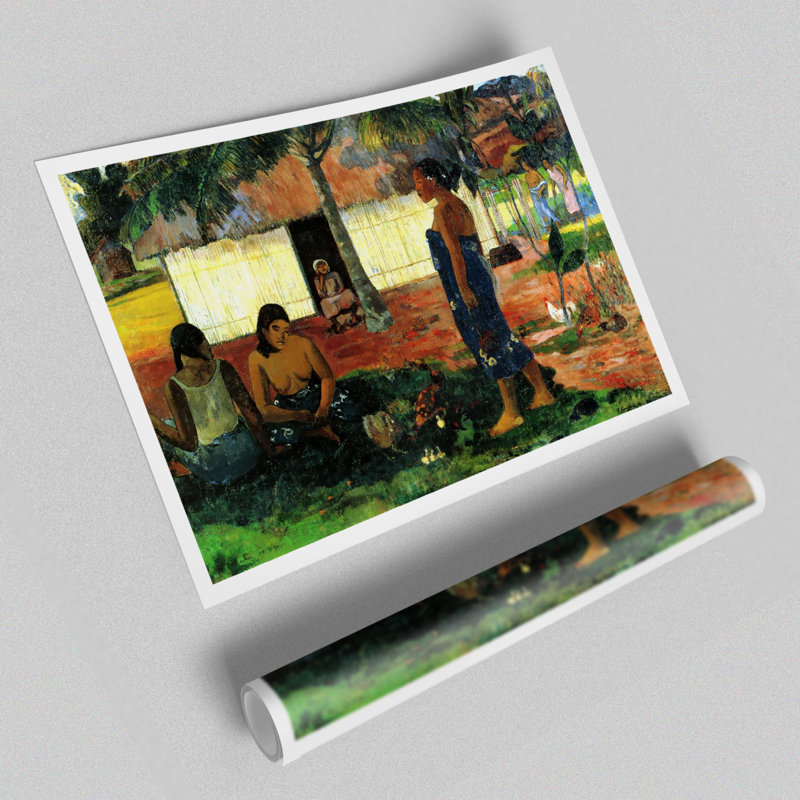 Why Are You Angry by Paul Gauguin - No Frame Print, 59.4 cm H x 84.1 cm W