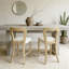 Ensemble de 2 tabourets de comptoir sans accoudoirs-1481811549
