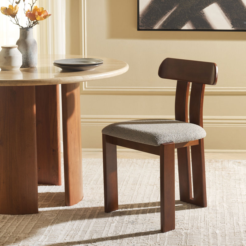 Chaise Keokuk, Gris / noyer