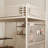 Full-size Metal Loft Bed - Ideal For Bedrooms And Dorms, It Comes With A Built-in Charging Station And Led Lighting, Making It Practical And Convenient In One Step.-212456889