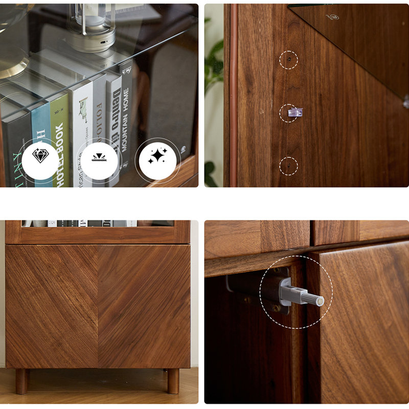 Popular retro storage bookcase