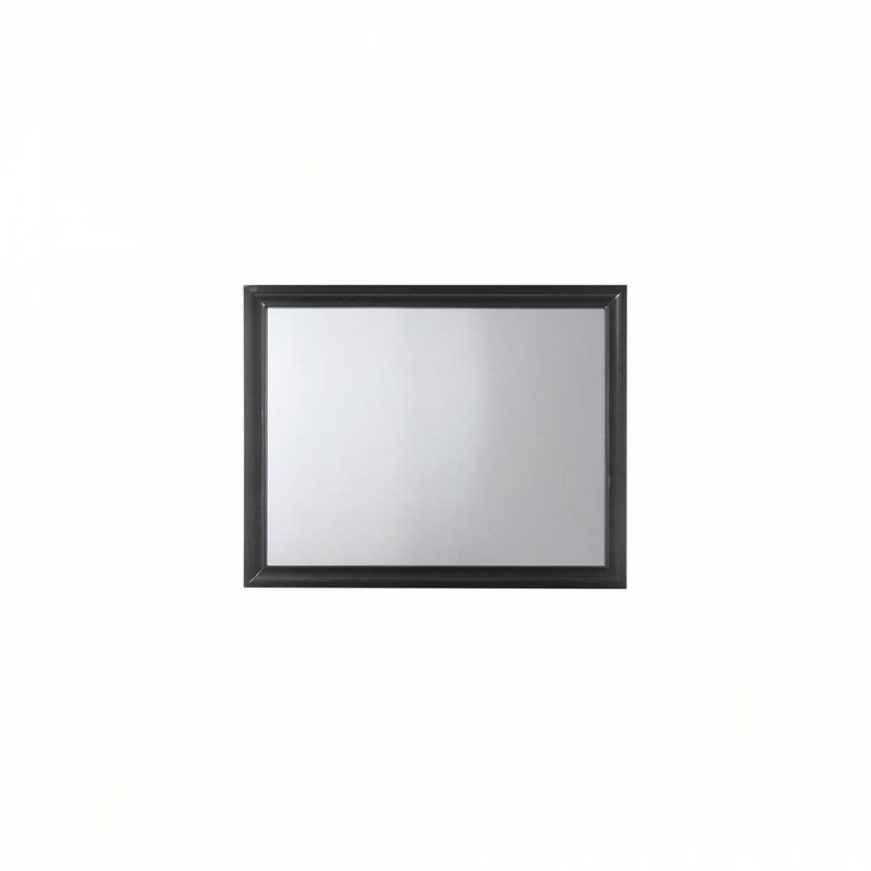 Black Finish Mirror
