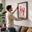 Lobster Study Botanical - Framed Print-1417985655-1417985644