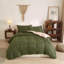 Polyester Solid Colour Duvet Cover Set with Pillowcases Included-107150795