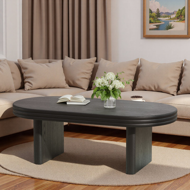 Table basse Mid Century Modern, Noir