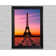 Eiffel Tower Sunset 3 - Single Picture Frame Print