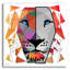 «The King» par Mark Ashkenazi, art mural en verre acrylique-1339877588