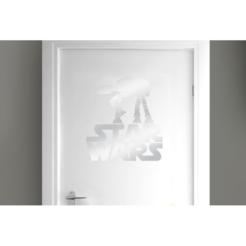 Entertainment Wall Decal, Shiny Silver