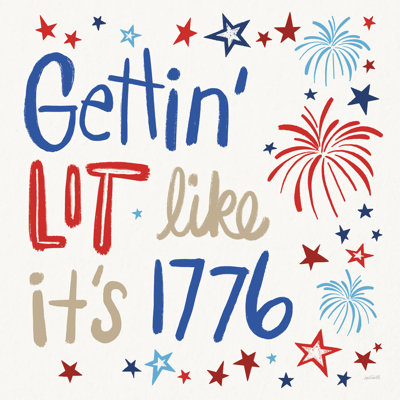 «Star Spangled Sayings VI» sur toile