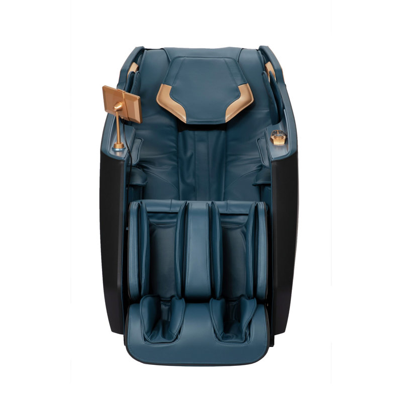 Fauteuil de massage en polyuréthane bleu marine