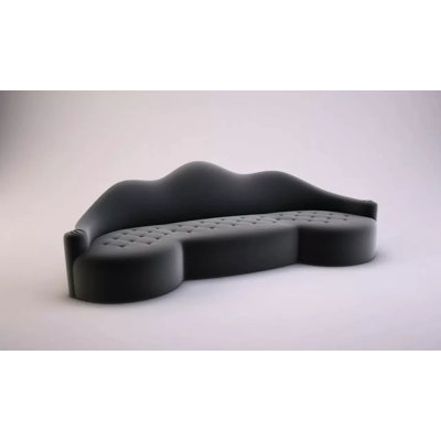 Lola Armless Curved Sofa