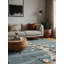 Tapis gris lavable à la machine-547157446