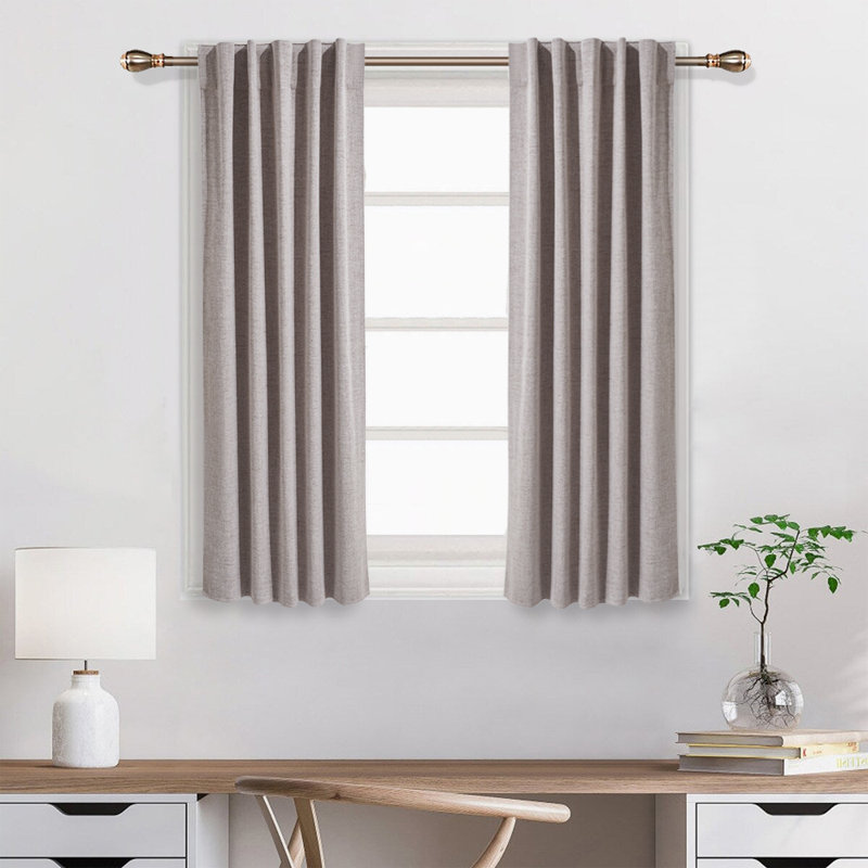 Curtain Single Panel, Light Grey, 117cm Width x 137cm Drop