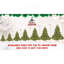 Arbre de Noël 5 pieds pleine forme avec 350 lumières UL - branches mixtes PE / PVC, 1129 pointes, base large pour les espaces spacieux, structure à charnières, support en métal stable-340328682