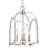 Luman 4 - Light Polished Chrome Lantern Pendant