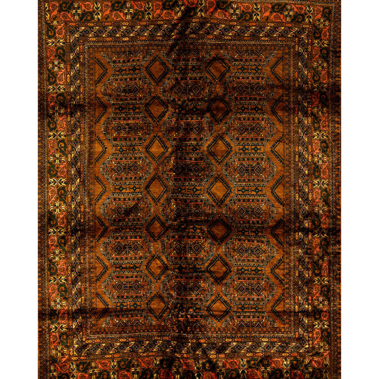 Afghan Wool Oriental Area Rug