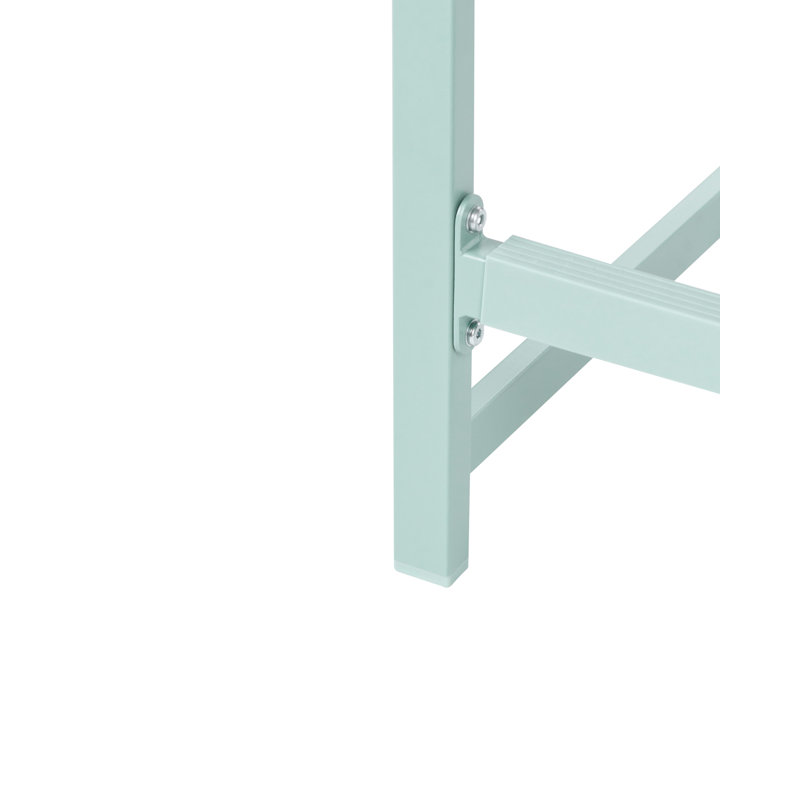Garden Bar Chair AVETRANA Metal Light Green