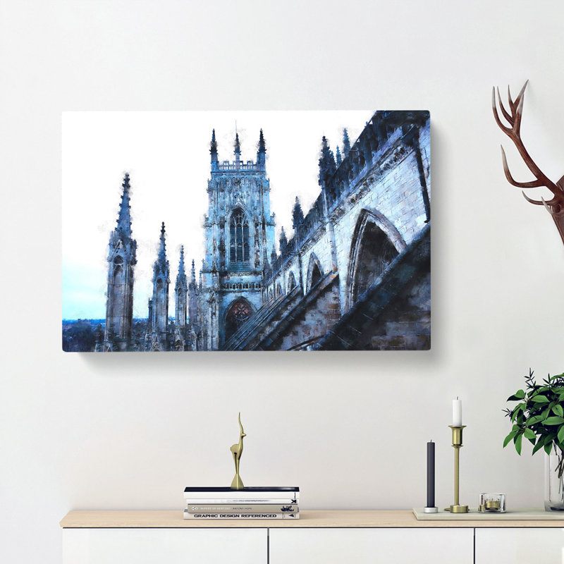 York Minster - Wrapped Canvas, 50cm H x 76cm W x 3cm D