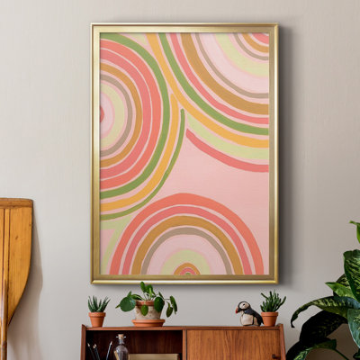 «Abstract Rainbow I», reproduction encadrée de qualité supérieure - prête à être accrochée