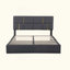 2-Pieces Bedroom Sets,Upholstered Platform Bed With Hydraulic Storage System,Storage Ottoman With Metal Legs