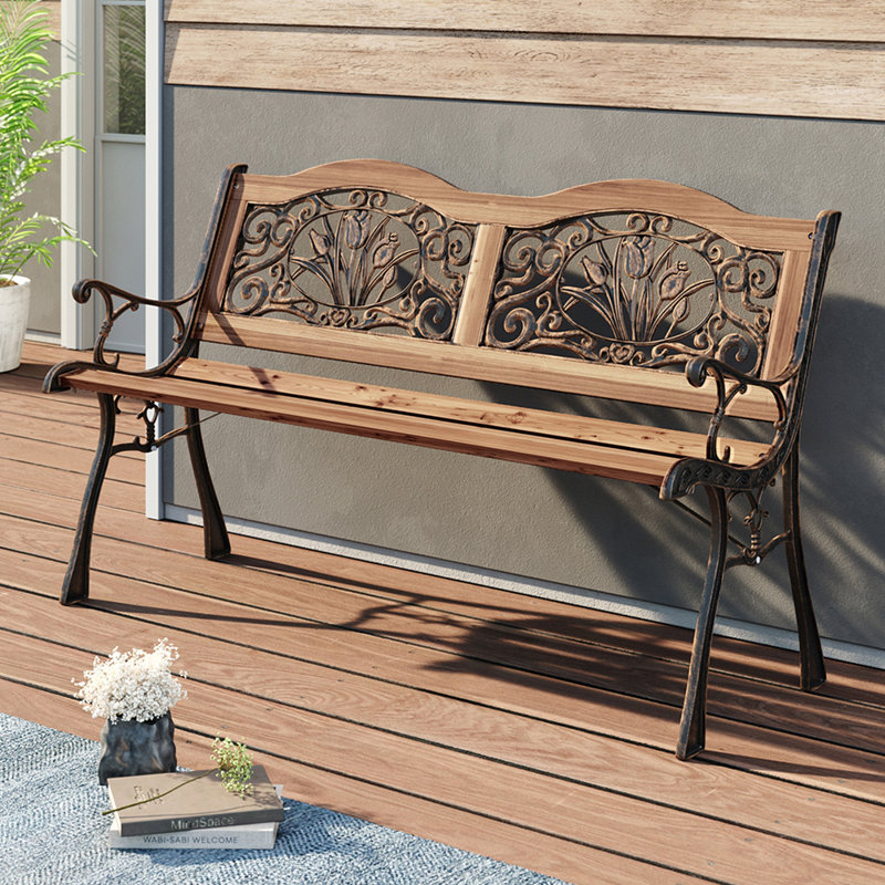 Abingdon Iron Outdoor Bench