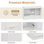 Modern Vanities(Must include both Vanity Cabinet  and Sink), White MDF Storage Vanity