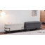 Bancs de rangement rembourrés modernes avec cadres en métal forgé-883065
