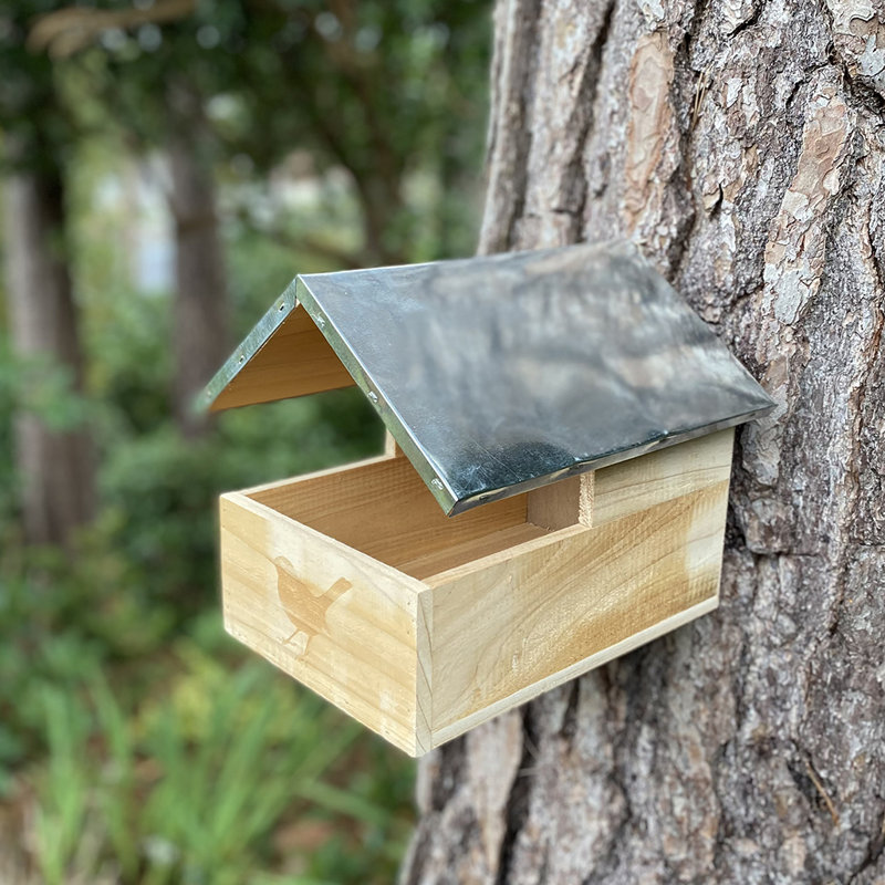 Wooden Mounted Bird House