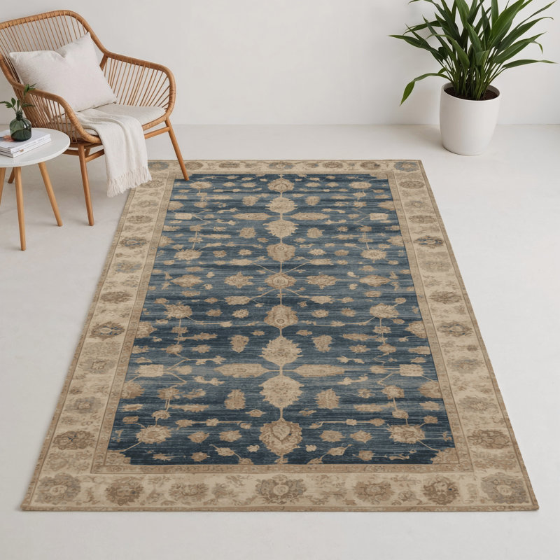 Tapis d'intérieur et d'extérieur surteint beige, Rectangulaire 3 pi x 5 pi
