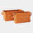 Soft Woven Leather Basket-Orange-Lg-124848476-124848472