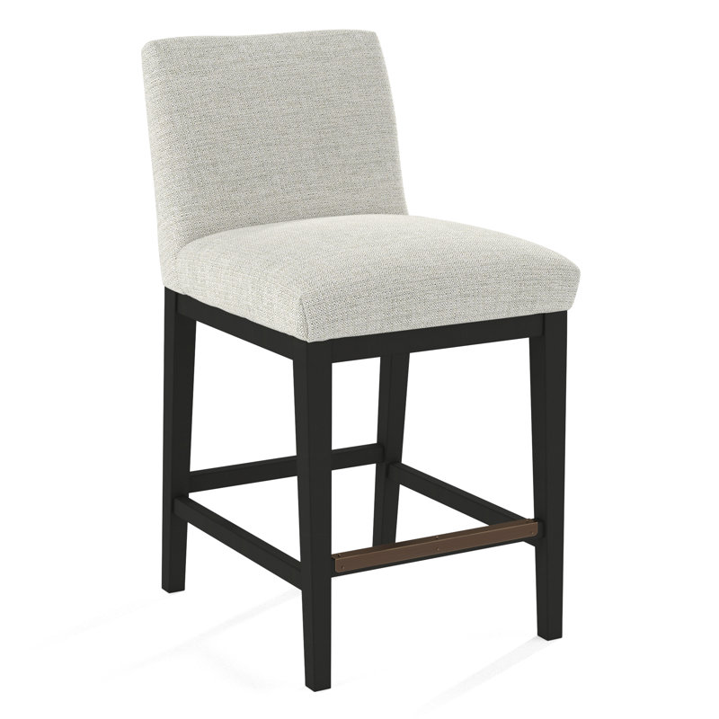 Upholstered Stool, 61703-88, Black