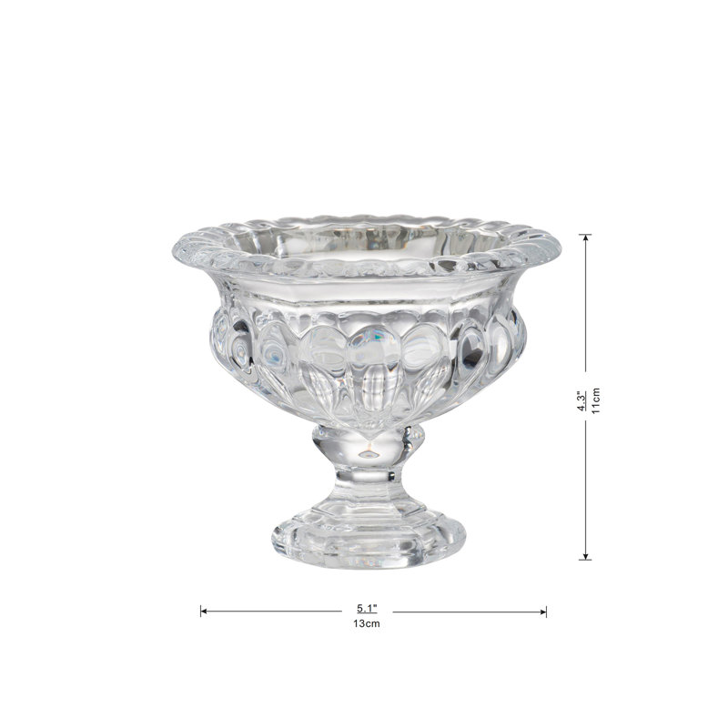 Vase Maison - Transparent, H 4 po x l 5 po x P 5 po