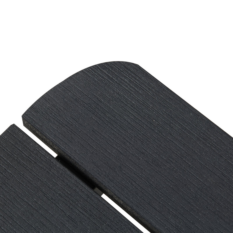 Table d'appoint pour terrasse double, Noir