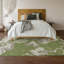 Tapis olive Prisco lavable à la machine de qualité supérieure-592198531