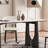 Medieval Style Solid Wood Rectangular Dining Table-110980426