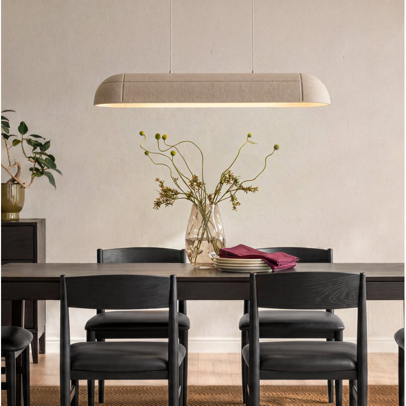 Nava-Linear Pendant, Light Cream