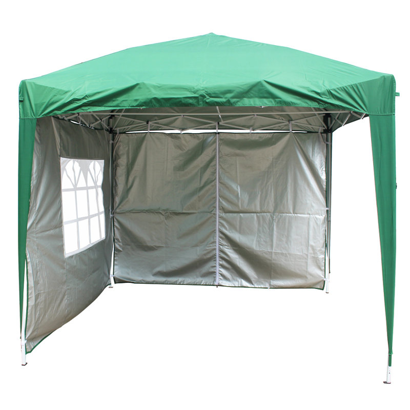 Isere 2.5m x 2.5m Metal Pop-Up Gazebo, Green