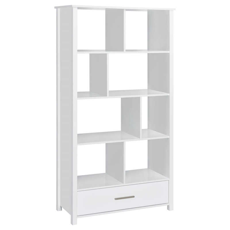 Bibliothèque de rangement Dylan, Blanc brillant