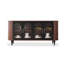 Buffet en bois de noyer brun-132392538