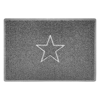 Star Non-Slip No Pattern Doormat