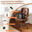 Fauteuil de direction ergonomique à hauteur réglable et inclinable-1364628411