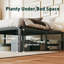 Truette 20'' Steel Bed Frame King Size Heavy-Duty Noiseless, No Boxspring Needed, Enough Storage Space-1650868187