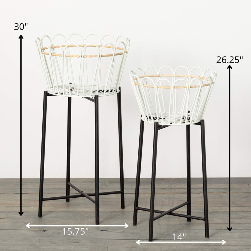 Roever Metal Pot Planter