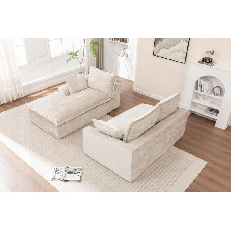 Grand Canapé Boneless, Beige