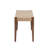 Corrine 40'' W Solid Rubberwood Dining Bench with Woven Rope Seat-1233751639