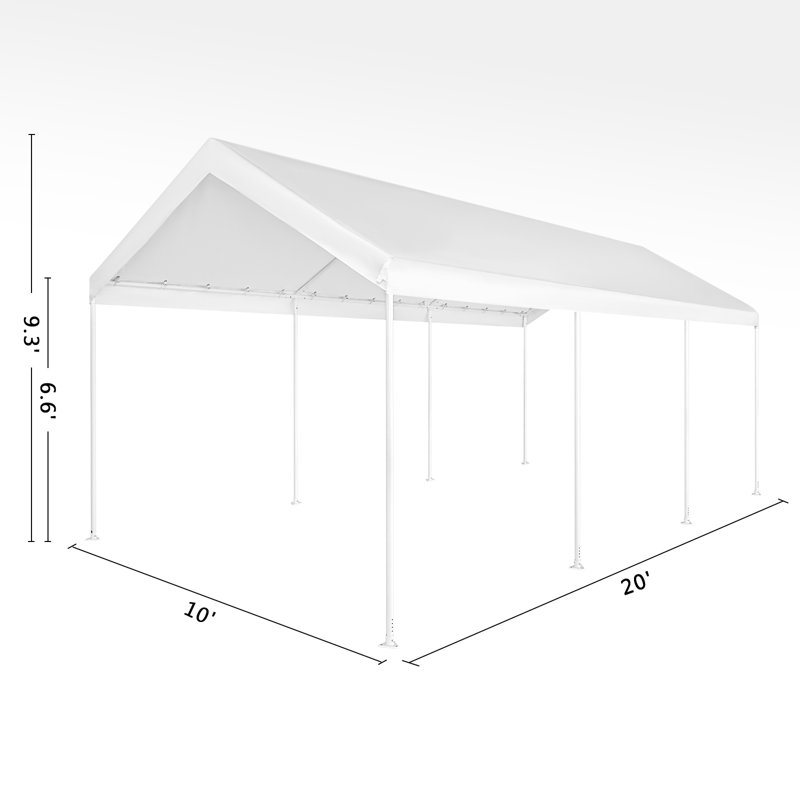 Pavillon l 10 pi x P 20 pi